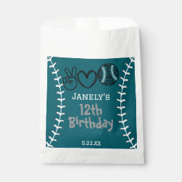 ピースラブソフトボール誕生日 フェイバーバッグ