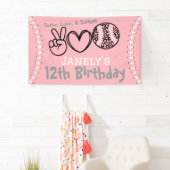 ピースラブソフトボール誕生日 横断幕 (インサイチュ)