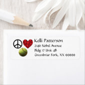 ピースラブソフトボール ラベル (インサイチュ)