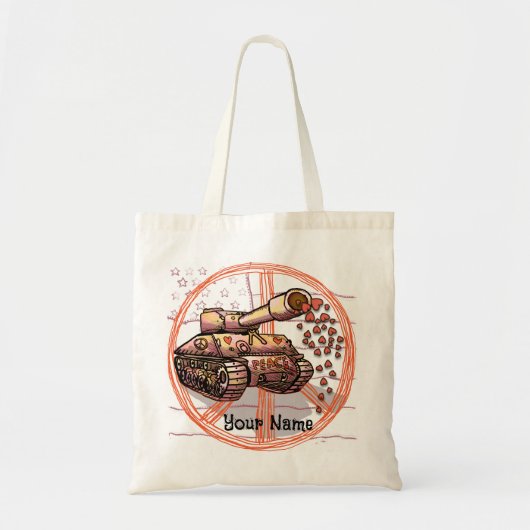 ピースラブタンク トートバッグ (正面)