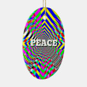 ピースラブダイヤモンドアート セラミックオーナメント (右)