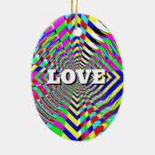 ピースラブダイヤモンドアート セラミックオーナメント (裏面)