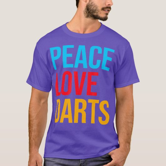 ピースラブダーツ Tシャツ (正面)