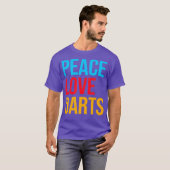 ピースラブダーツ Tシャツ (正面フル)