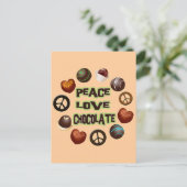 ピースラブチョコレート ポストカード (スタンド正面)