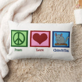 ピースラブチンチラス ランバークッション (ブランケット)