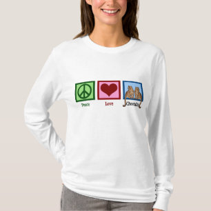 ピースラブチーター Tシャツ