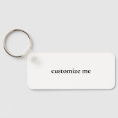 ピースラブテキサス州カワイイカスタムトシャン キーホルダー (裏面)