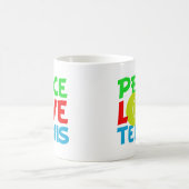 ピースラブテニス コーヒーマグカップ (中央)