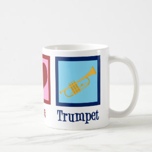 ピースラブトランペット コーヒーマグカップ