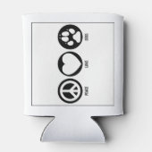 ピースラブドッグスクーラーボックス 缶クーラー (裏面)