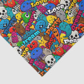 ピースラブドリーム抽象芸術アート 薄葉紙 (詳細)