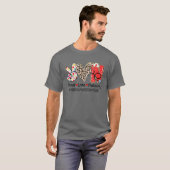 ピースラブナリングホームヘルス医療アシスタントL Tシャツ (正面フル)