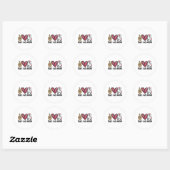 ピースラブナーシングシャツ ラウンドシール (シート)