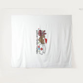 ピースラブナースハロウィンクラシックのTシャツ タペストリー (正面(横))