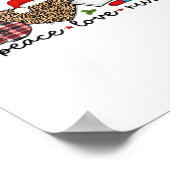 ピースラブナースハロウィンクラシックのTシャツ ポスター (角)