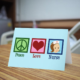 ピースラブナースビューティフルハッピーホリデーズナーシング シーズンカード