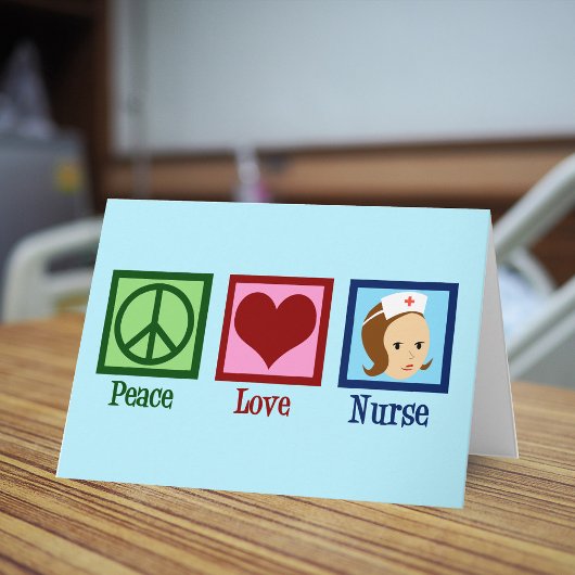 ピースラブナースビューティフルハッピーホリデーズナーシング シーズンカード