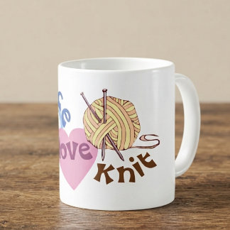 ピースラブニットコーヒーマグ コーヒーマグカップ
