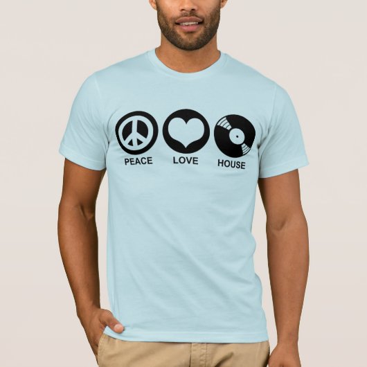ピースラブハウス Tシャツ (正面)