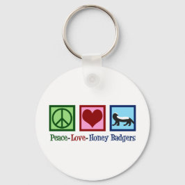 ピースラブハニーバッジャー キーホルダー