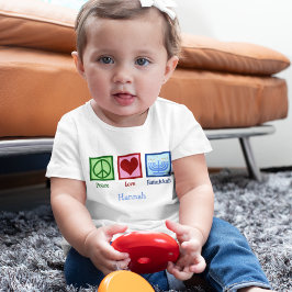 ピースラブハヌカー トドラーTシャツ