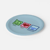 ピースラブハヌカー ペーパープレート (アングル)