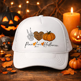 ピースラブハロウィン キャップ