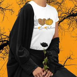 ピースラブハロウィン Tシャツ