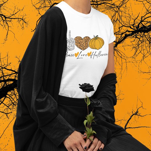 ピースラブハロウィン Tシャツ