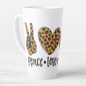 ピースラブハロウィーン カフェラテマグ (左アングル)