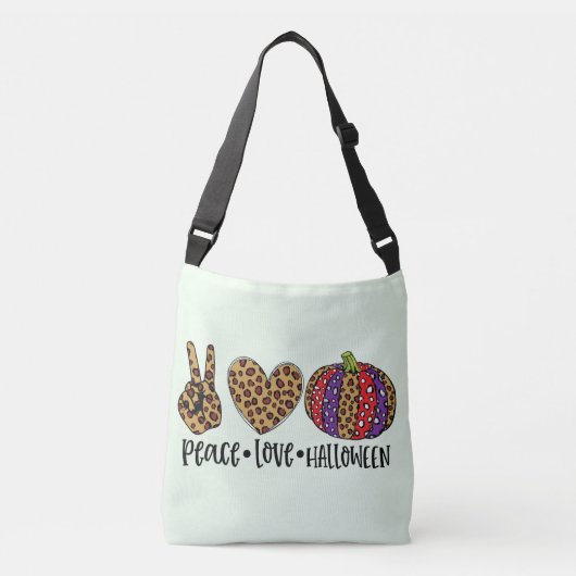 ピースラブハロウィーン クロスボディバッグ (正面)