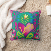 ピースラブハート クッション (ブランケット)