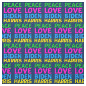 ピースラブバイデン氏ハリス ファブリック (見本)