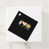 ピースラブバスドライバギフトキッズ男性女子学校 フェイバータグ (インサイチュ)