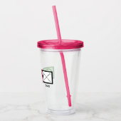 ピースラブバトントリング アクリルタンブラー (左)