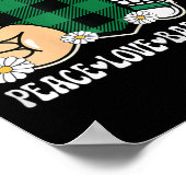 ピースラブバドミントンラバーコスプレ女性女子キッズ ポスター (角)