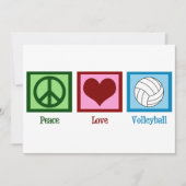 ピースラブバレーボール シーズンカード (正面)