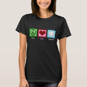 ピースラブバレーボール Tシャツ