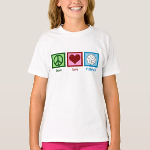 ピースラブバレーボール Tシャツ