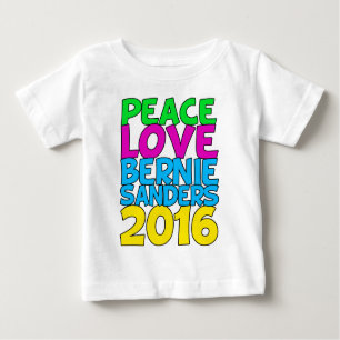 ピースラブバーニーサンダーズ2016 ベビーTシャツ