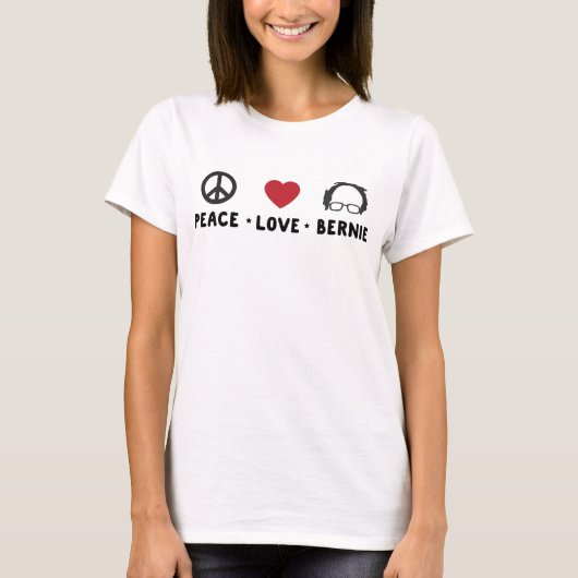 ピースラブバーニー Tシャツ (正面)