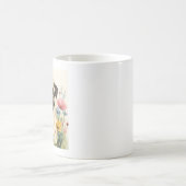 ピースラブパグマグカップ コーヒーマグカップ (中央)