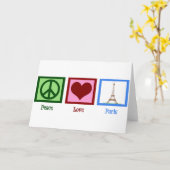 ピースラブパリ カード (黄色い花)