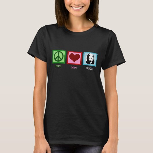 ピースラブパンダ Tシャツ (正面)