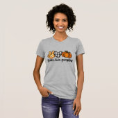 ピースラブパンプキン 女性用 Tシャツ (正面フル)