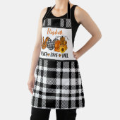 ピースラブパーソナライズされた秋 エプロン (インサイチュ)