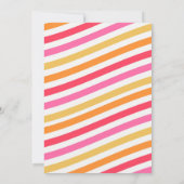 ピースラブパーティー誕生日招待状 招待状 (裏面)