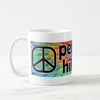ピースラブヒッピネス絞り染めマグ コーヒーマグカップ