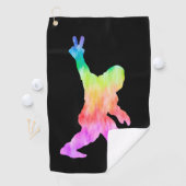 ピースラブビッグフット ゴルフタオル (インサイチュ)